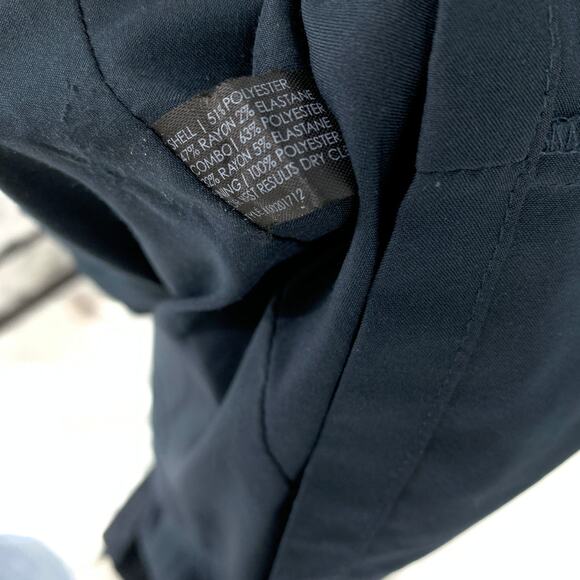 Club Monaco Dress Women's Size 4 Colorblocked Sheath Sleeveless Blue Black - Picture 6 of 7